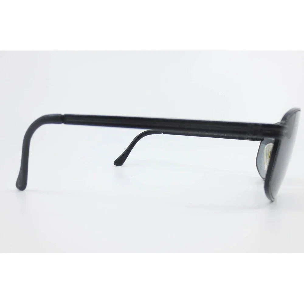 Sergio Tacchini S.T.1066-S T803 Black Oval Double Bridge Sunglasses Italy Large